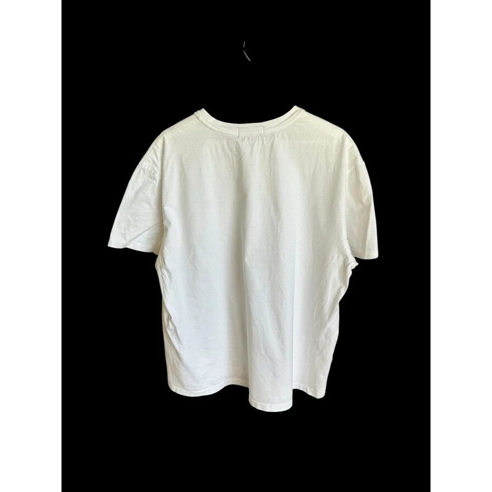 Vintage Polo By Ralph Lauren Men's White‎ T-Shirt Made In USA Size XL